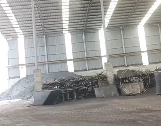 為陶瓷廠煤氣站安裝100+個高壓噴霧頭！Dejing的凈?除臭顯實力！